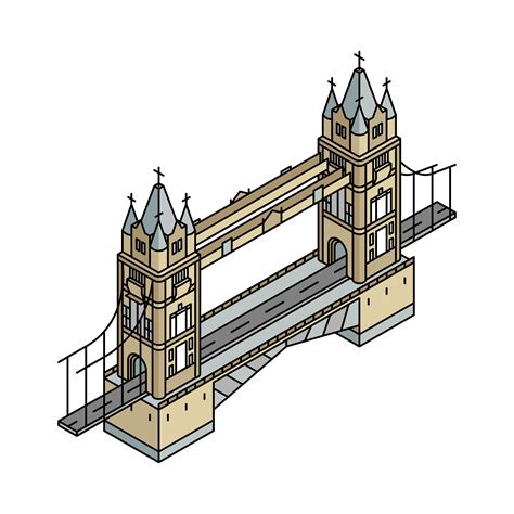 Illustration Of London Bridge In Uk Download Free Vectors Clipart
