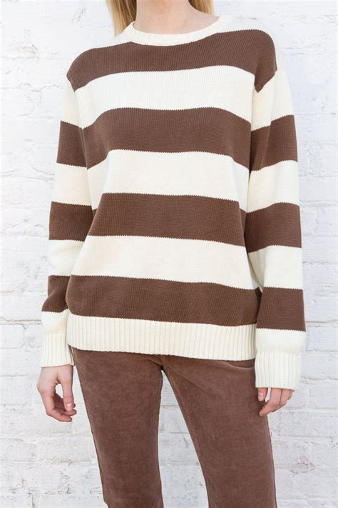 Brianna Thick Stripe Sweater Brandy Melville