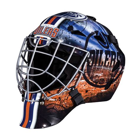 Franklin Sports NHL Edmonton Oilers Goalie Face Mask ...