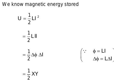 Magnetic Flux Linked With An Inductor Increases From 0 And X As The Current In The Inductor