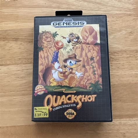 Quackshot Starring Donald Duck Sega Genesis Ntsc Complete Ebay