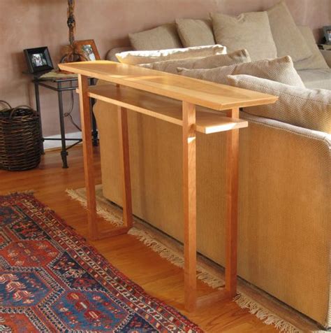 Handmade Narrow Wood Sofa Table: Console Table, Hall Table ... 1970s lucite console table hollywood regency retro acrylic perspex midcentury.