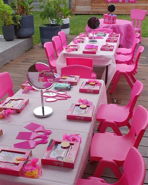 Barbie Was The Theme For This Dreamy Set Up For A Special Little Girls