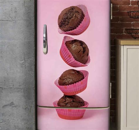 Chocolate Cupcake Fridge Decals TenStickers