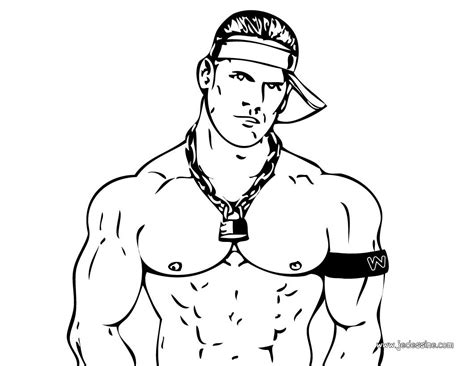 More images for john cena coloring pages wrestling » JOHN CENA DESSIN - brock lesnar dessin