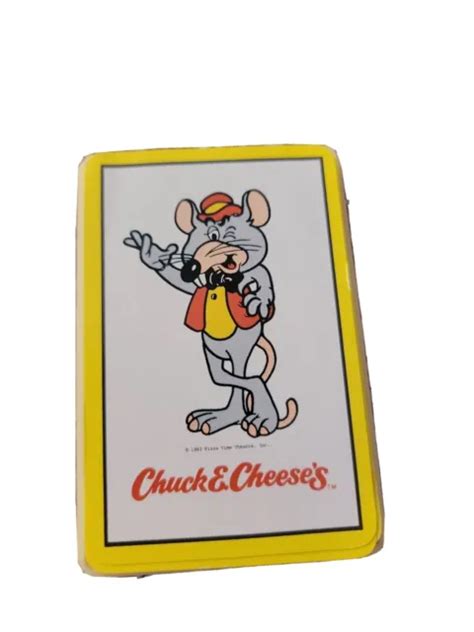 Vintage Chuck E Cheese Playing Cards 1991 Showbiz Pizza Time Inc £14