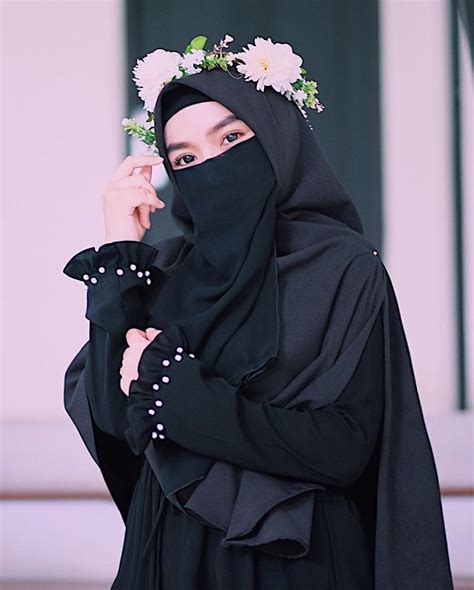 image may contain one or more people and closeup beautiful hijab muslim fashion hijab