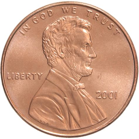 2001 Lincoln Memorial Cent Choice Bu Penny Us Coin Ebay