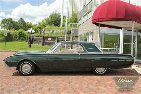 1962 Ford Thunderbird 352 V8 3 Speed Automatic Hardtop Green For Sale