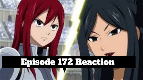 Fairy Tail Blind Reaction Episode 172 English Dub Review YouTube