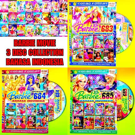Jual Kaset Koleksi Lengkap Film Barbie Bahasa Indonesia Film Anak