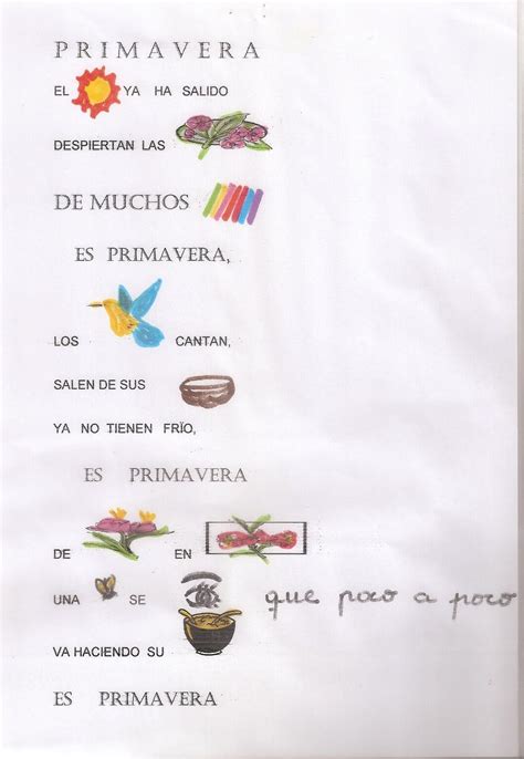 More images for poemas ala primavera para niños de primaria » 1º Primaria 2012/13 Escuelas Bosque: POESIA DE LA ...
