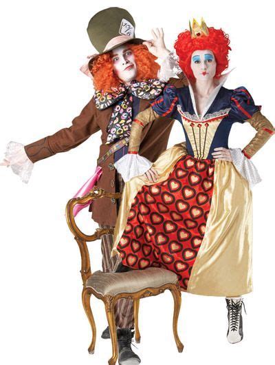 disney mad hatter costume disney red queen of hearts costume couples ebay