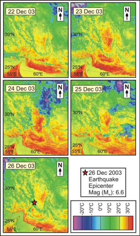 AVHRR-NOAA time series data show thermal anomaly before the 26 December