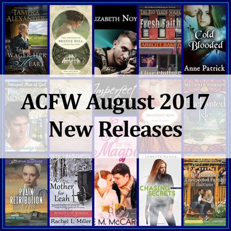 August 2017 New Releases From Acfw Authors Loraine D Nunley Author