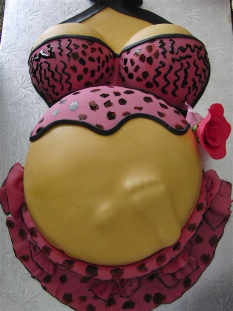 Pregnant Belly Cake CakeCentral