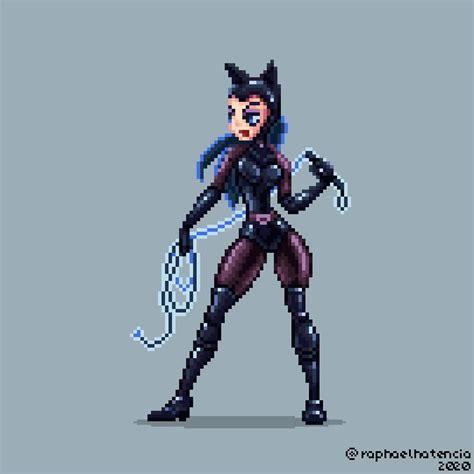 Artstation Catwoman Pixel Art