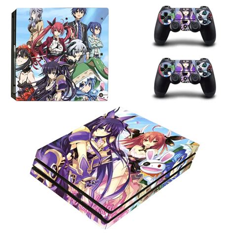 Lovely Sexy Girl Kurumi Tokisaki Ps4 Pro Skin Sticker For Sony