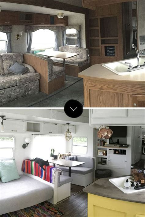 Top 10 Easy Rv Camper Makeover Ideas On A Budget Remodeled Campers
