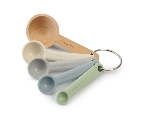 Zeal Beechwood And Silicone Measuring Spoons At Mighty Ape Australia