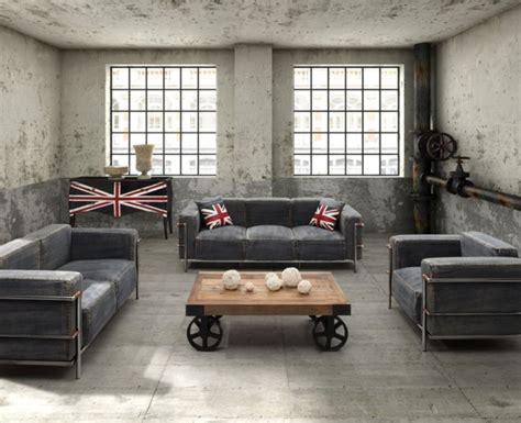 25 Best Industrial Living Room Designs