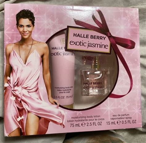 Halle Berry Exotic Jasmine Eau De Parfum Spray 5 Oz 75ml Lotion Cream T Set Ebay
