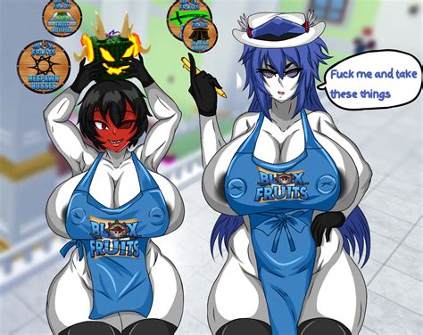 Rule34 Dev 2girls Apron Blox Fruits Dialogue English Text Mygame43