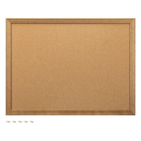 Buy Navaris Framed Magnetic Cork Board 18 X 24 Inch Bulletin Board