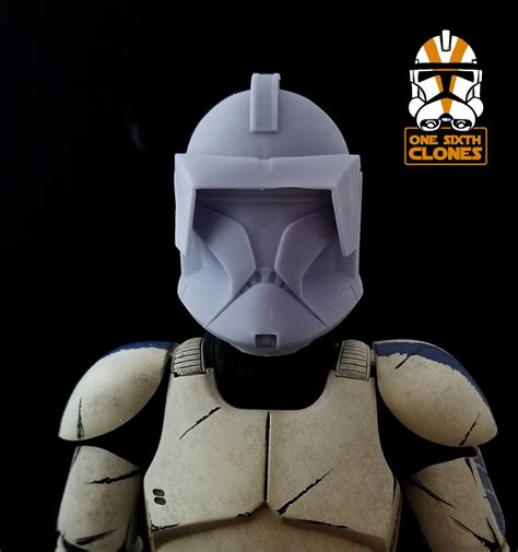 16 Scale Phase 1 Clone Trooper Helmet With Visor Blank For Etsy