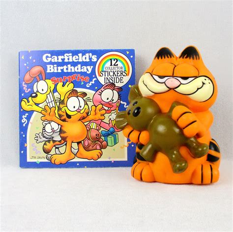 Craft Supplies And Tools Vintage Garfield And Pooky Sticker Jim Davis
