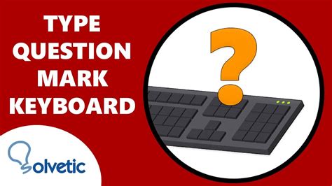 How To TYPE QUESTION MARK On KEYBOARD YouTube