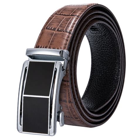 Hi Tie Cowhide Leather Belts For Men Luxury Brand Designer Fashion Mens