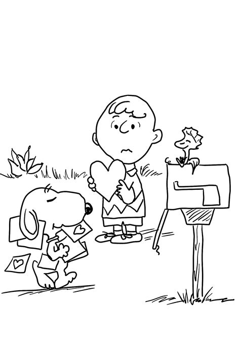 Charlie Brown Printable Coloring Pages