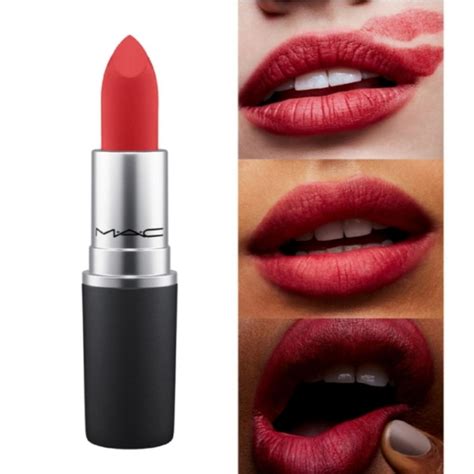 Mac Cosmetics Makeup New Mac Powder Matte Lipstick In Werk Werk Werk Full Size Poshmark