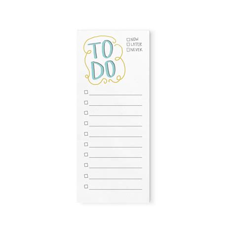 To Do Notepad Fresh Out Of Ink