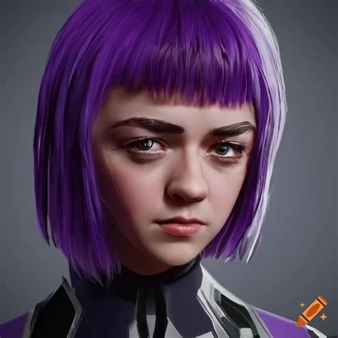 Portrait Of Maisie Williams As A Sci Fi Character