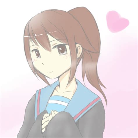 Kyon Kyonko Suzumiya Haruhi No Yuuutsu Lowres 00s 1girl Gender Request Genderswap