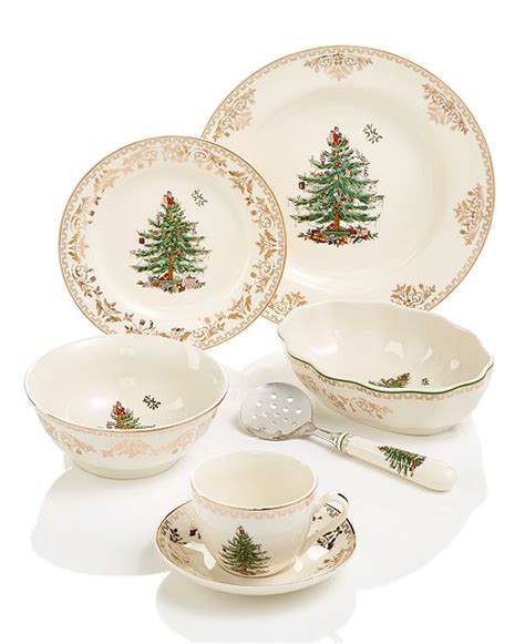 Spode Christmas Tree Gold Collection And Reviews Fine China Macys