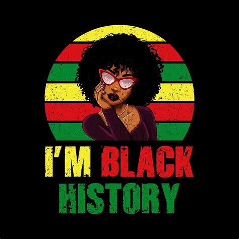 Black Queen Melanin African Black History Month Svg Afro Wo Inspire