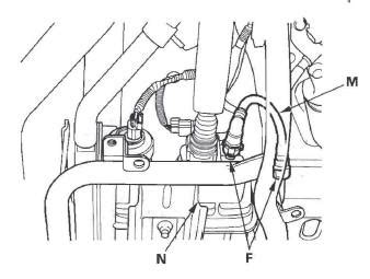 Honda CR V Fuel Pressure Relieving Fuel Supply System