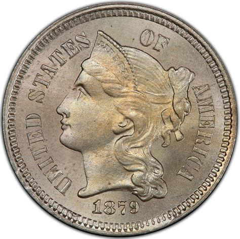 Three Cents 1879 Coin From United States Online Coin Club