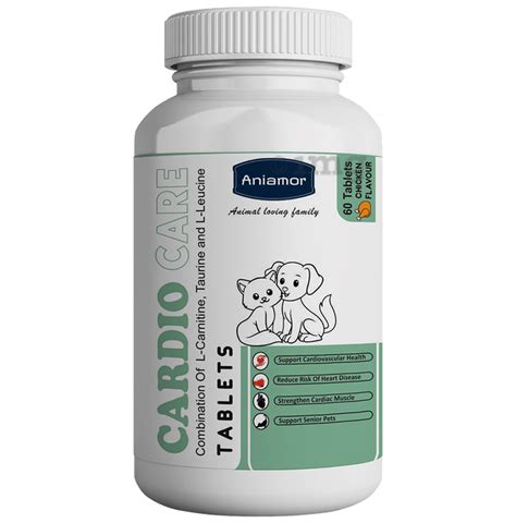 Aniamor Cardio Care Tablet Chicken Flavour Buy Bottle Of 600 Tablets