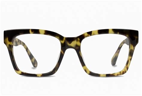 Dapper Square Glasses Frame In Yellow Vint And York Eyewear Womens