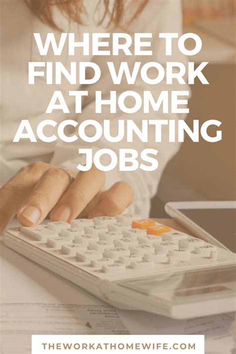 A platform to get gigs and earn extra money from your skill. Where to Find Work at Home Accounting Jobs | The Work at ...