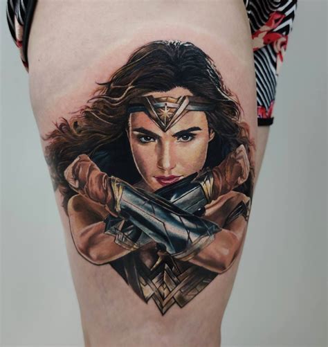Wonder Woman Segue Alextsurusstudio In 2023 Wonder Woman Tattoo