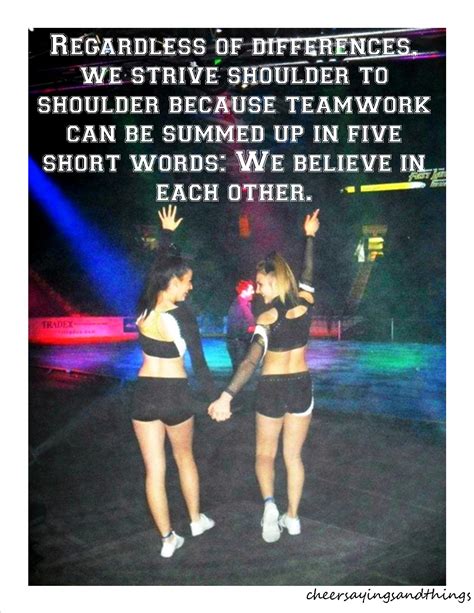 Teamwork Cheer Quotes Quotesgram