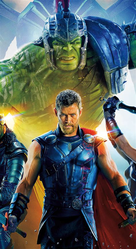 Most of these posters are illustrations with vibrant colors. Download 1440x2630 wallpaper thor: ragnarok, movie, poster ...