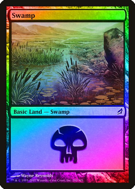 Swamp 292 Foil Lorwyn Nm Basic Land Magic The Gathering Mtg Card