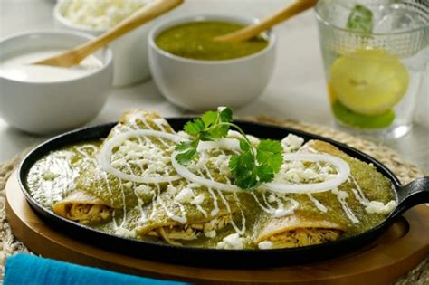 Prepara Las Mejores Enchiladas Verdes De Cocina Y Más
