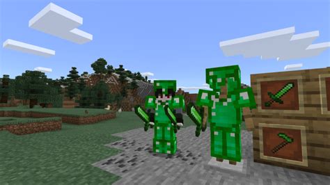 Emerald Armor Addon Minecraft Pe Mods And Addons